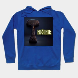 Mighty Mjolnir Thor Hammer Norse Hoodie